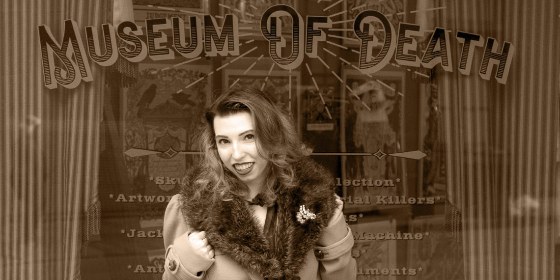 lauren langston at the museum of death