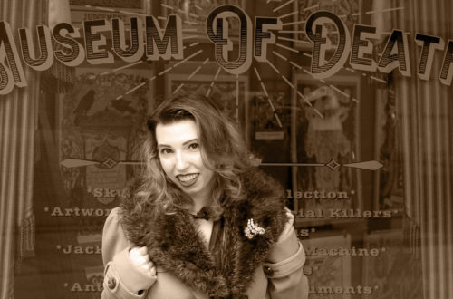 lauren langston at the museum of death